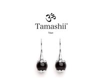 Orecchini Tamashii Donna EAR-DROPS in Argento Onice EHST6-1 - EHST6-1